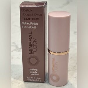 Mineral Fusion Tempting Velvet Finish Lipstick — Shade Tempting
